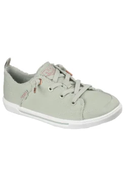 Sneakers verde menta in canvas sfrangiato Skechers B Cute 2.0