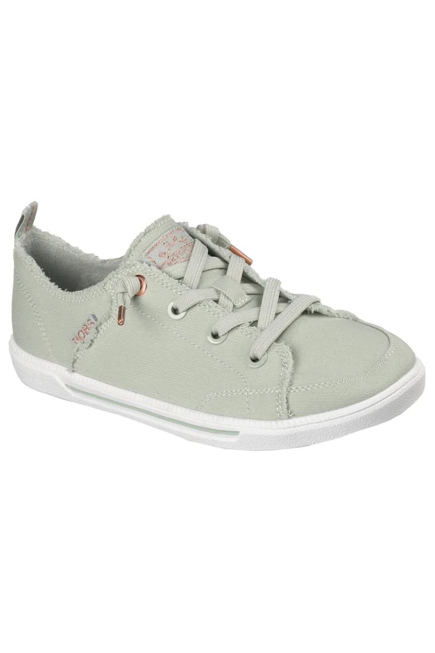 Sneakers verde menta in canvas sfrangiato Skechers B Cute 2.0