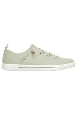 Sneakers verde menta in canvas sfrangiato Skechers B Cute 2.0