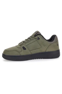 Sneakers verde militare con dettagli neri Champion RD18 LOW COMB
