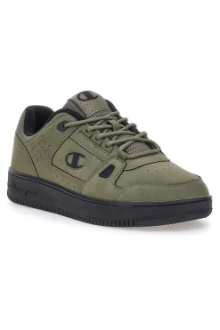 Sneakers verde militare con dettagli neri Champion RD18 LOW COMB