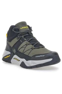 Sneakers Verde Militare Mid Cut Goodyear 32006