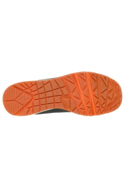 Sneakers verde oliva con suola ammortizzata Air-Cooled Memory Foam Skechers Uno Suited On Air