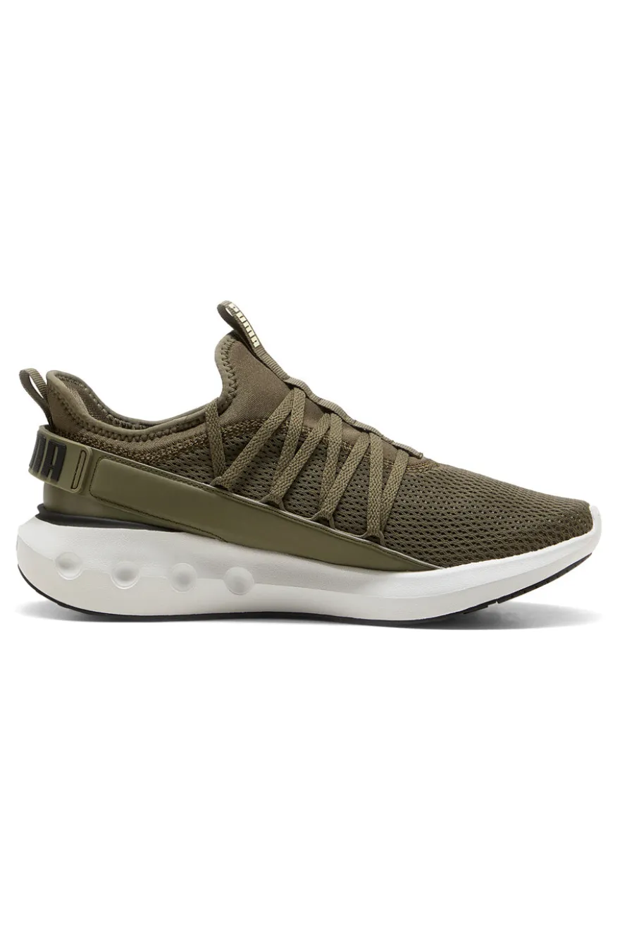 Sneakers verde oliva con suola bianca Puma Softride Carson Fresh
