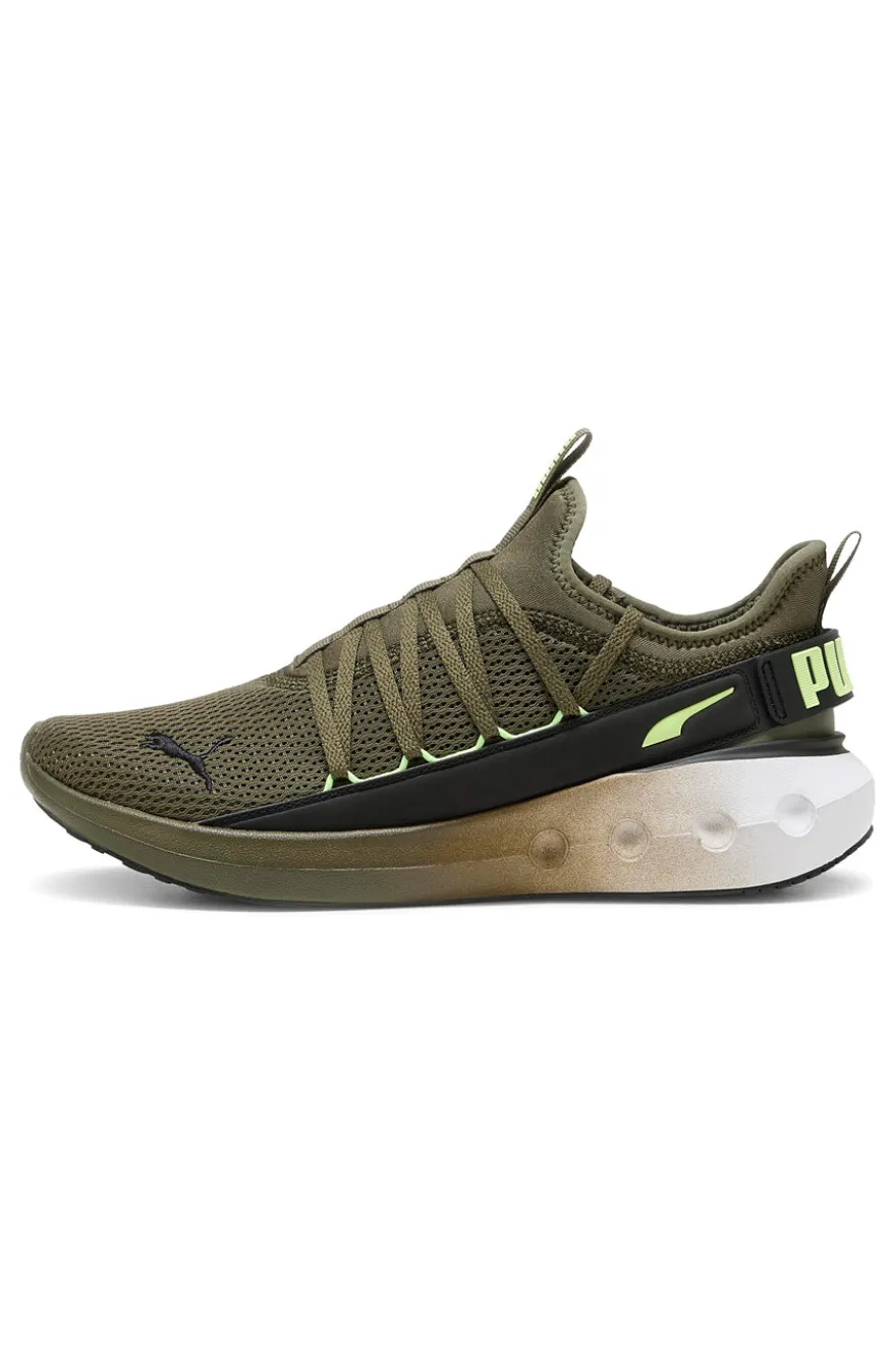 Sneakers verde oliva in mesh Puma Softride Carson Fresh