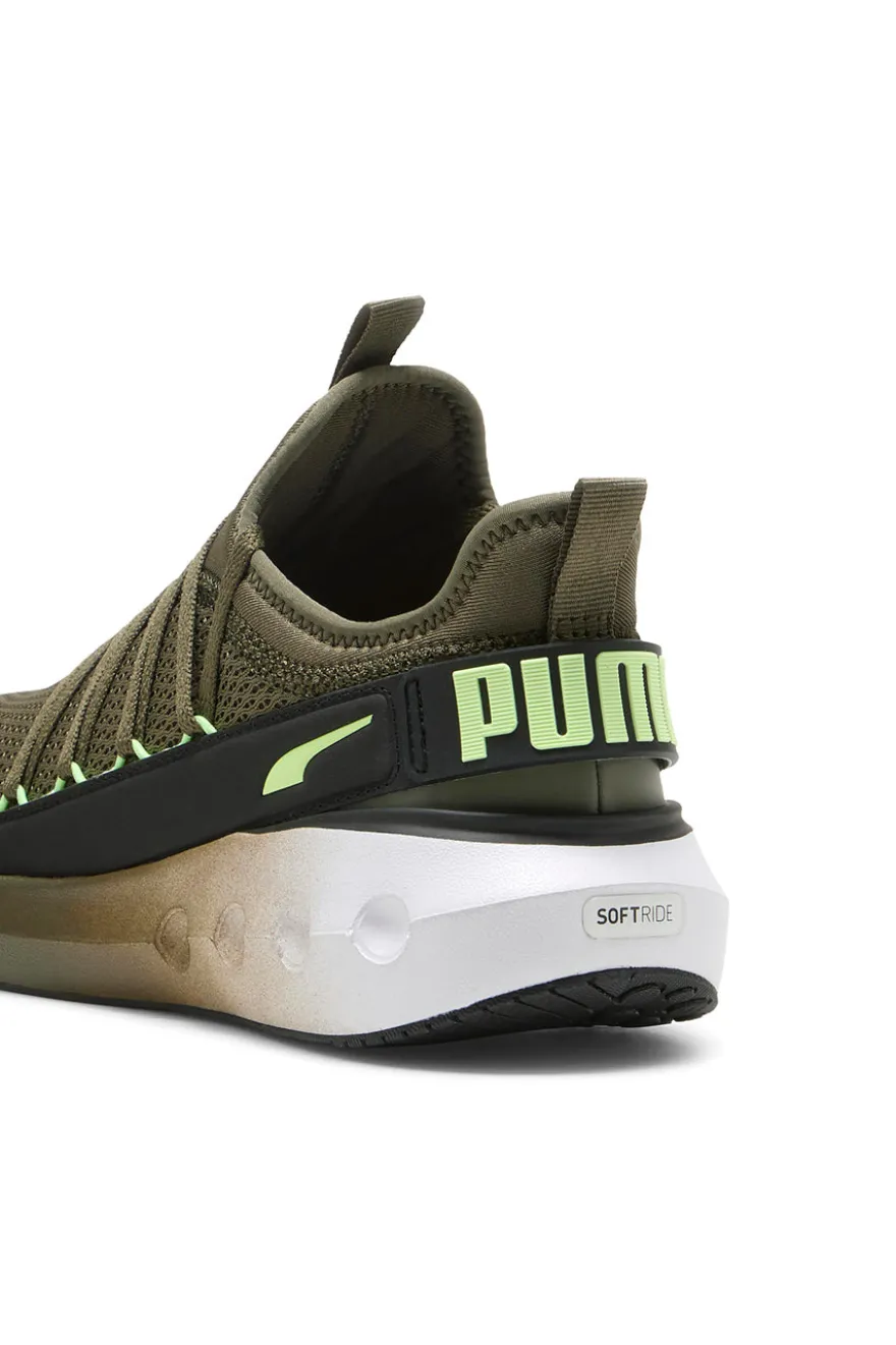 Sneakers verde oliva in mesh Puma Softride Carson Fresh