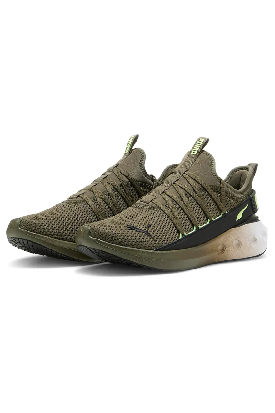 Sneakers verde oliva in mesh Puma Softride Carson Fresh
