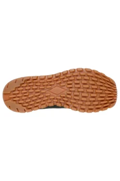 Sneakers verde oliva in suede con suola alta Skechers Uno Rugged Chillproof