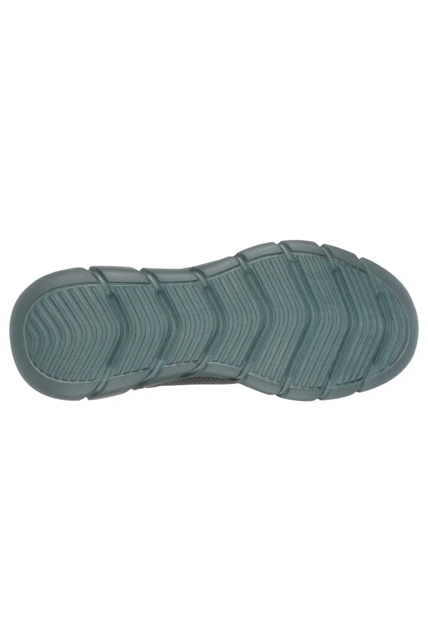 Sneakers verde oliva knit ammortizzate Skechers Bobs B Flex Chill Edge