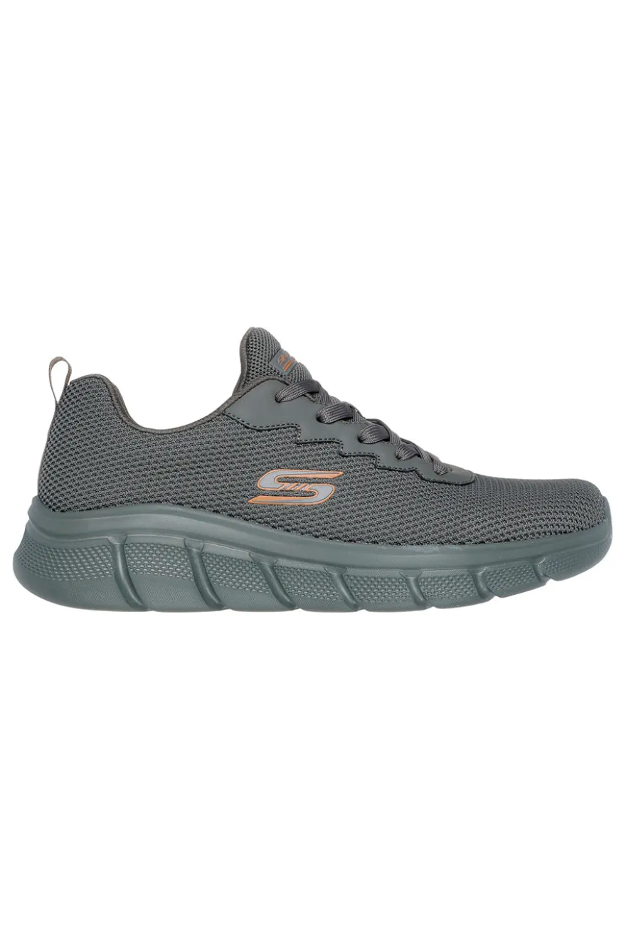 Sneakers verde oliva knit ammortizzate Skechers Bobs B Flex Chill Edge