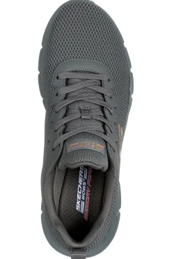Sneakers verde oliva knit ammortizzate Skechers Bobs B Flex Chill Edge