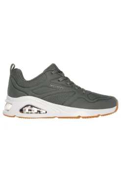 Sneakers Verde Oliva Skechers Tres-Air Uno Ah-mazing