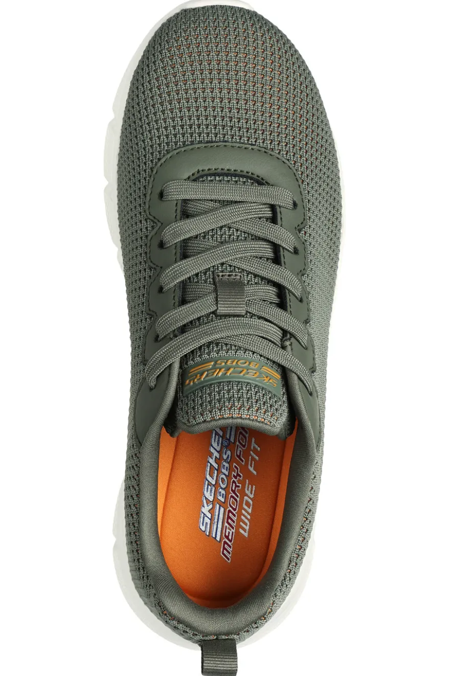 Sneakers Verde Oliva Skechers BOBS Sport B Flex - Visionary Essence