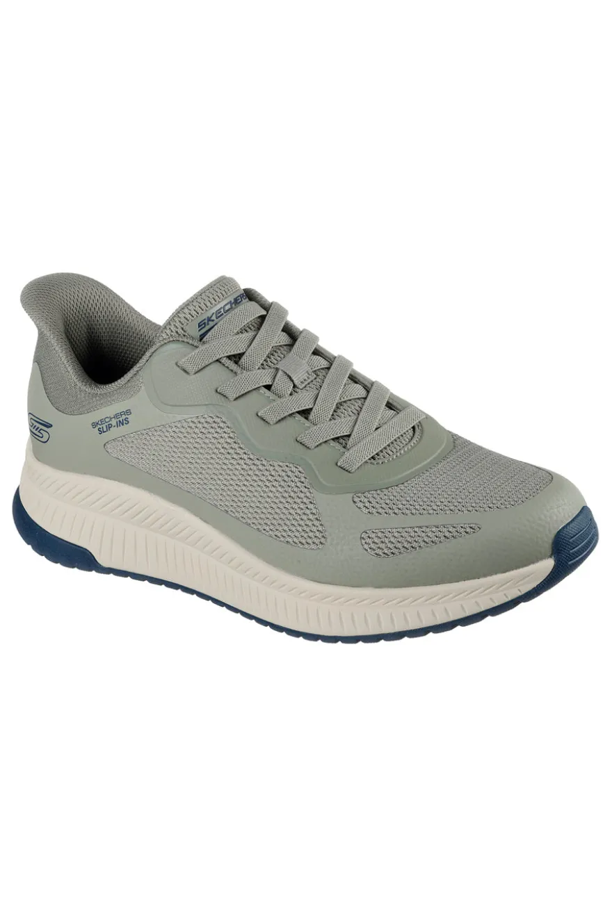Sneakers verde oliva slip-ins comfort Skechers Bobs Squad 4