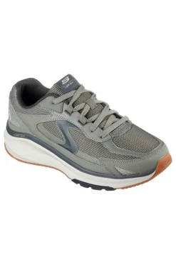 Sneakers verde oliva stile rétro Skechers Vertex Arke con Memory Foam