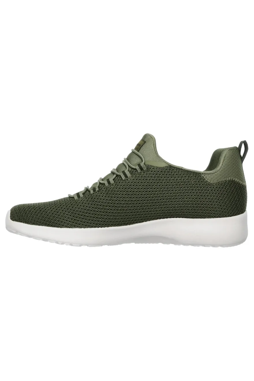 Sneakers verde oliva traspiranti con Memory Foam Skechers Dynamight