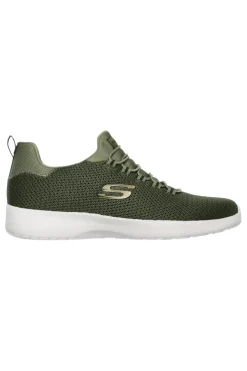 Sneakers verde oliva traspiranti con Memory Foam Skechers Dynamight