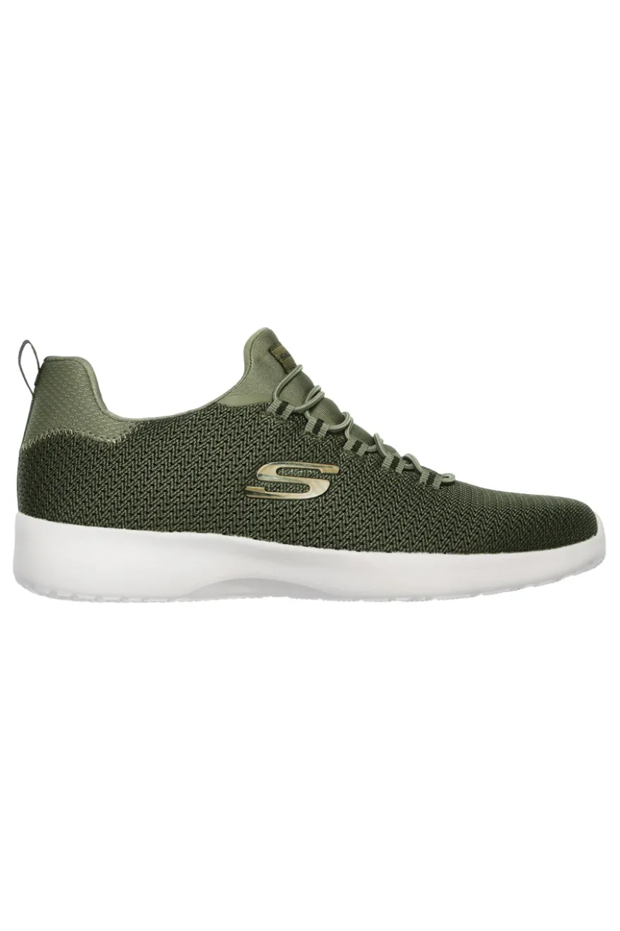 Sneakers verde oliva traspiranti con Memory Foam Skechers Dynamight