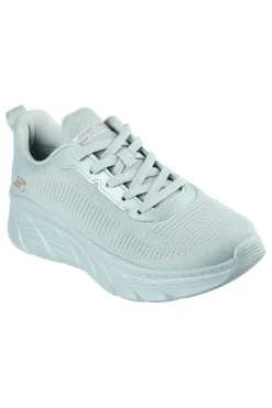 Sneakers verde salvia in knit con Memory Foam Skechers Bobs B Flex Hi Flying Hi