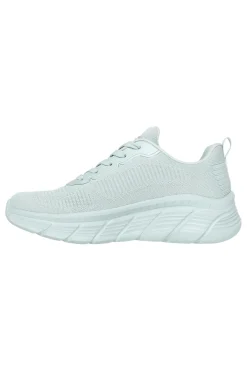 Sneakers verde salvia in knit con Memory Foam Skechers Bobs B Flex Hi Flying Hi