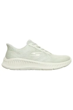 Sneakers verde salvia in mesh con Slip-Ins e Goga Mat Skechers Go Walk Now Khloe