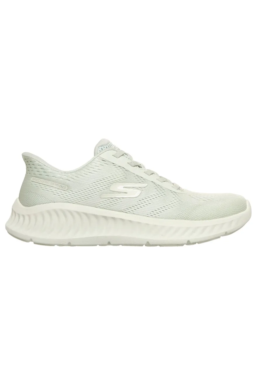 Sneakers verde salvia in mesh con Slip-Ins e Goga Mat Skechers Go Walk Now Khloe