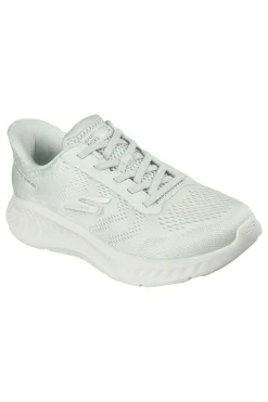 Sneakers verde salvia in mesh con Slip-Ins e Goga Mat Skechers Go Walk Now Khloe