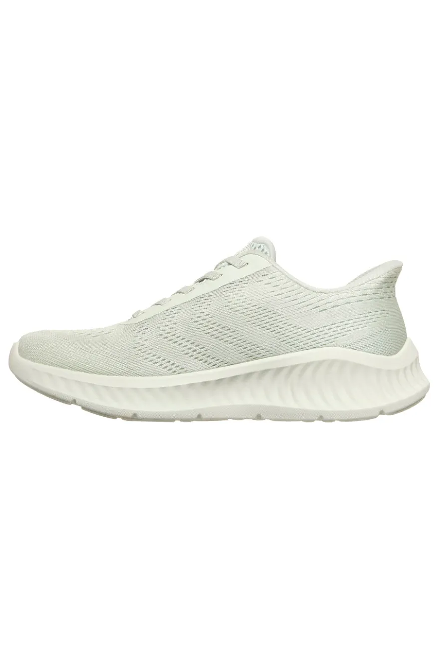 Sneakers verde salvia in mesh con Slip-Ins e Goga Mat Skechers Go Walk Now Khloe