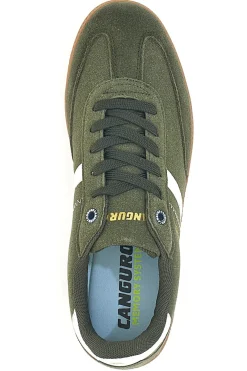 Sneakers Verdi Con Chiusura Lacci Canguro 385
