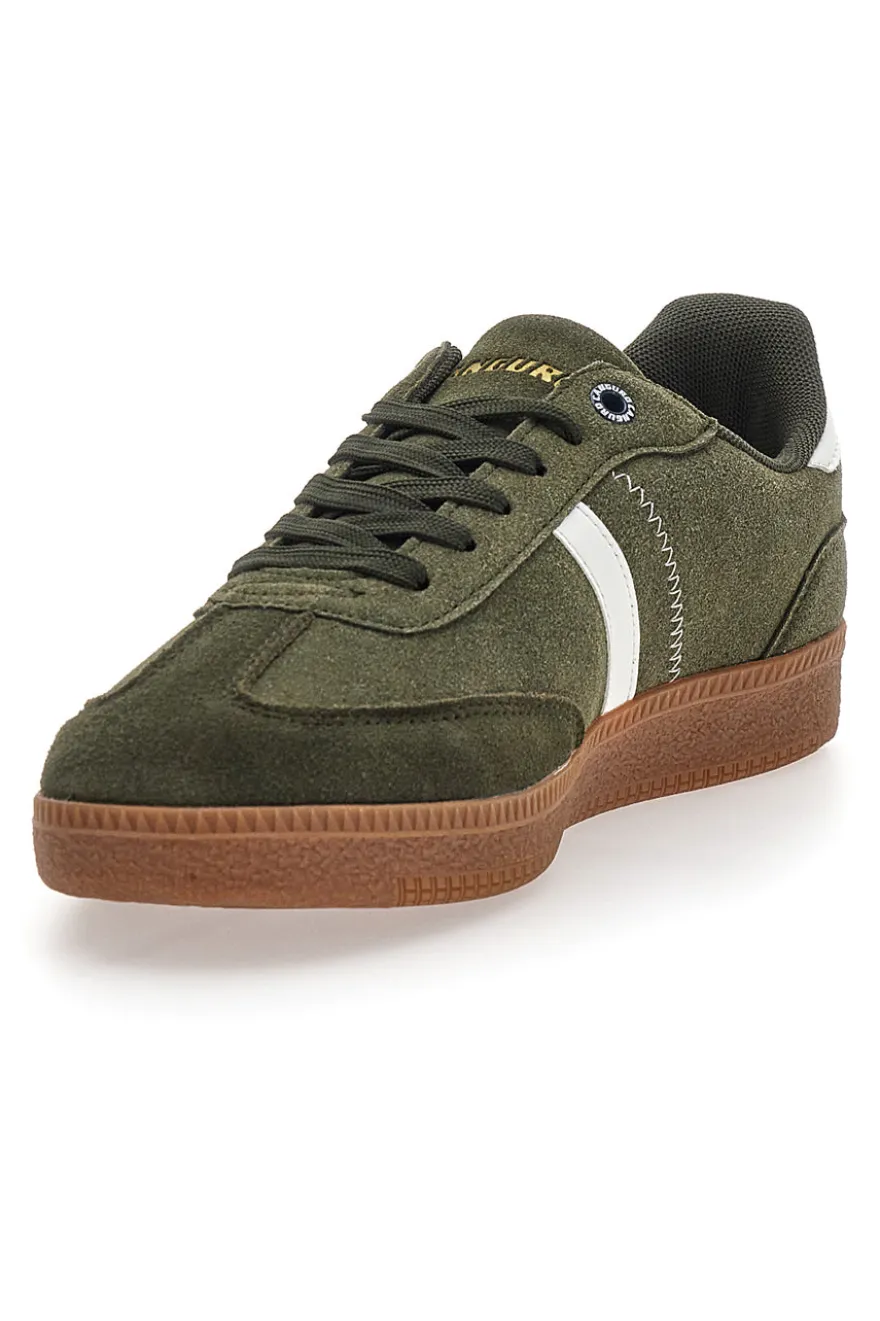 Sneakers Verdi Con Chiusura Lacci Canguro 385