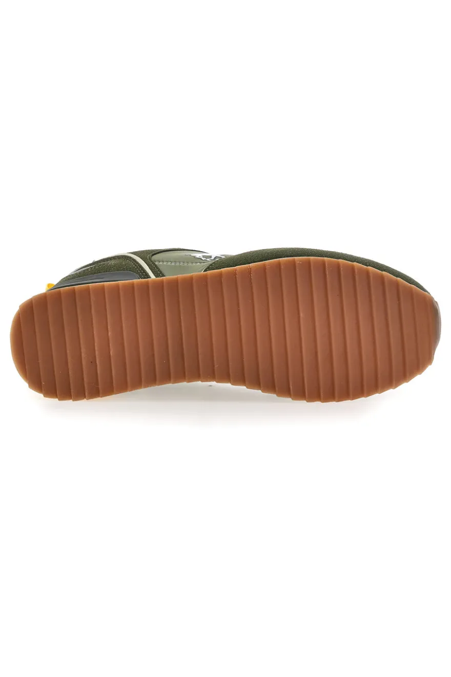 Sneakers verdi con dettagli gialli Beverly Hills Polo Club Dylan Mix