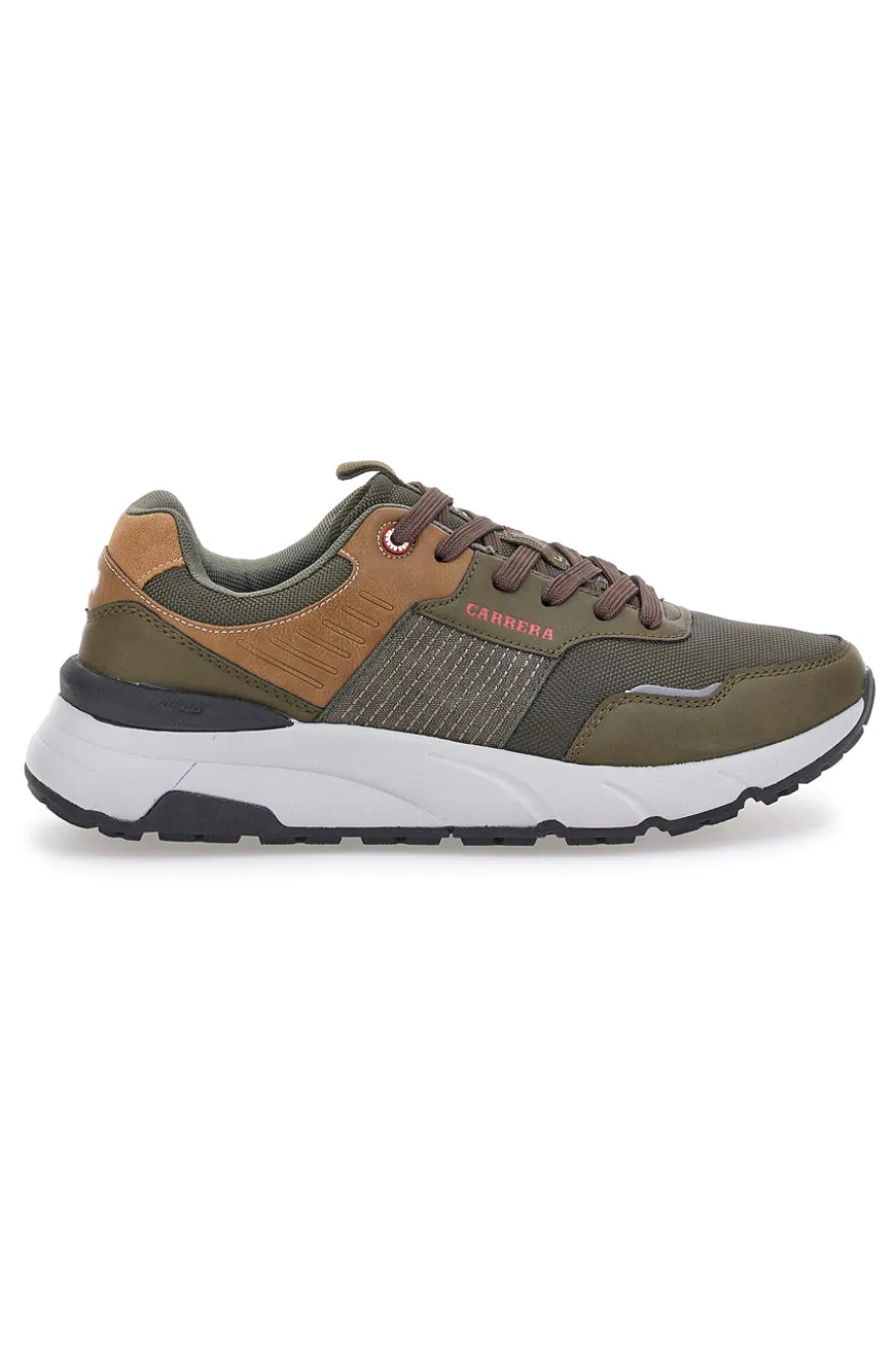 Sneakers Verdi con dettagli marroni CARRERA CAM43900
