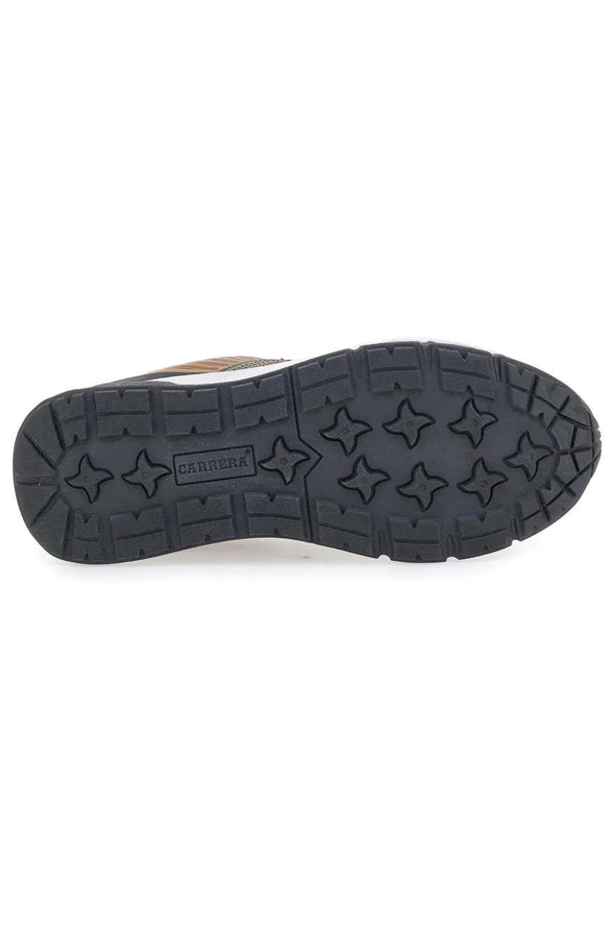 Sneakers Verdi con dettagli marroni CARRERA CAM43900