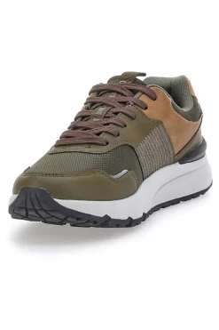Sneakers Verdi con dettagli marroni CARRERA CAM43900