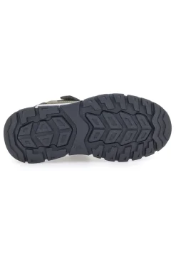 Sneakers verdi con dettagli neri e gialli Pitt kids 124