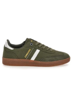 Sneakers verdi con fondo a contrasto Canguro CA385