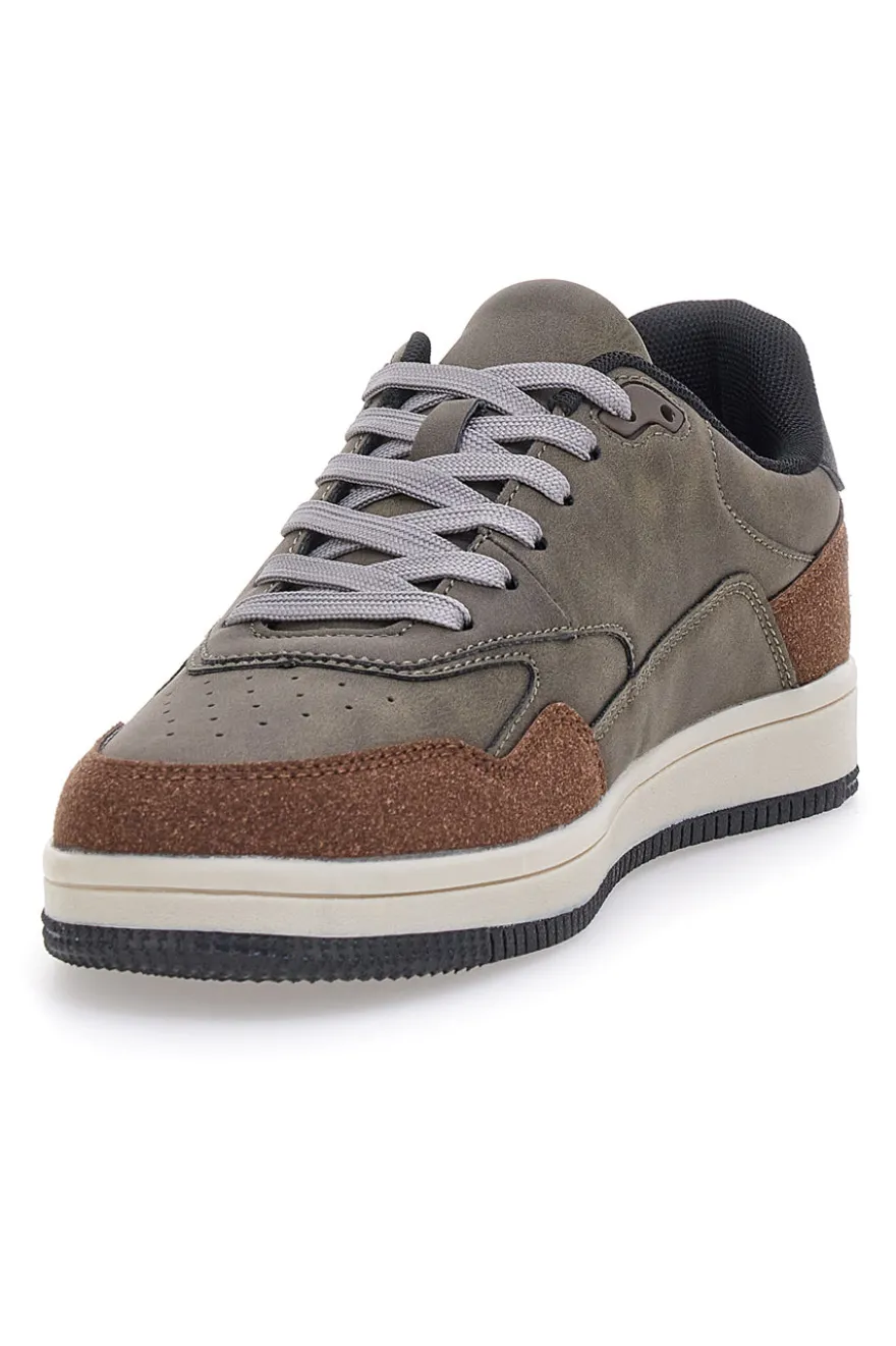Sneakers verdi con inserti marroni Carrera CAM237046868