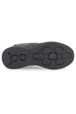 Sneakers verdi con inserti neri e suola flessibile Canguro CA1241