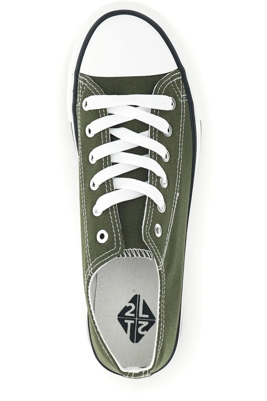 Sneakers verdi con lacci 2t2l 8011