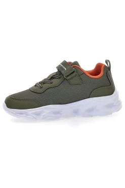 Sneakers verdi con stampa fantasia e luci Champion FUNFAIR PRINT B PS Low Cut