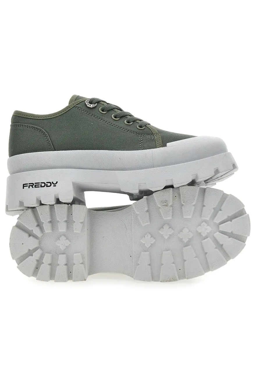 Sneakers Verdi Con Suola Platform FREDDY FY7679