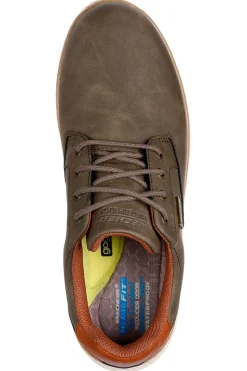 Sneakers verdi in pelle waterproof Skechers Garlan Pryor
