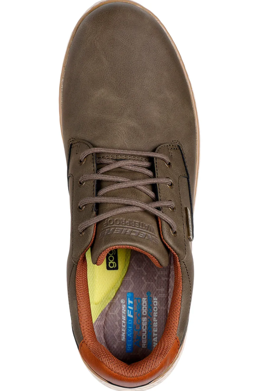 Sneakers verdi in pelle waterproof Skechers Garlan Pryor