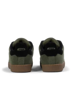 Sneakers verdi in suede con dettagli neri Fila FFM0437
