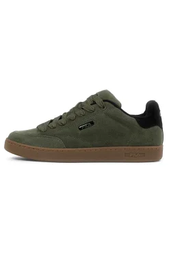 Sneakers verdi in suede con dettagli neri Fila FFM0437