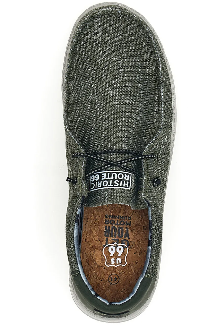 Sneakers verdi lacci Route 66 RO41815