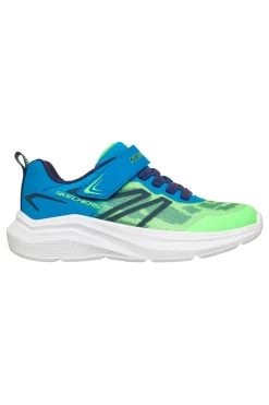 Sneakers verdi leggere con chiusura a strappo Microspec Velocity Skechers