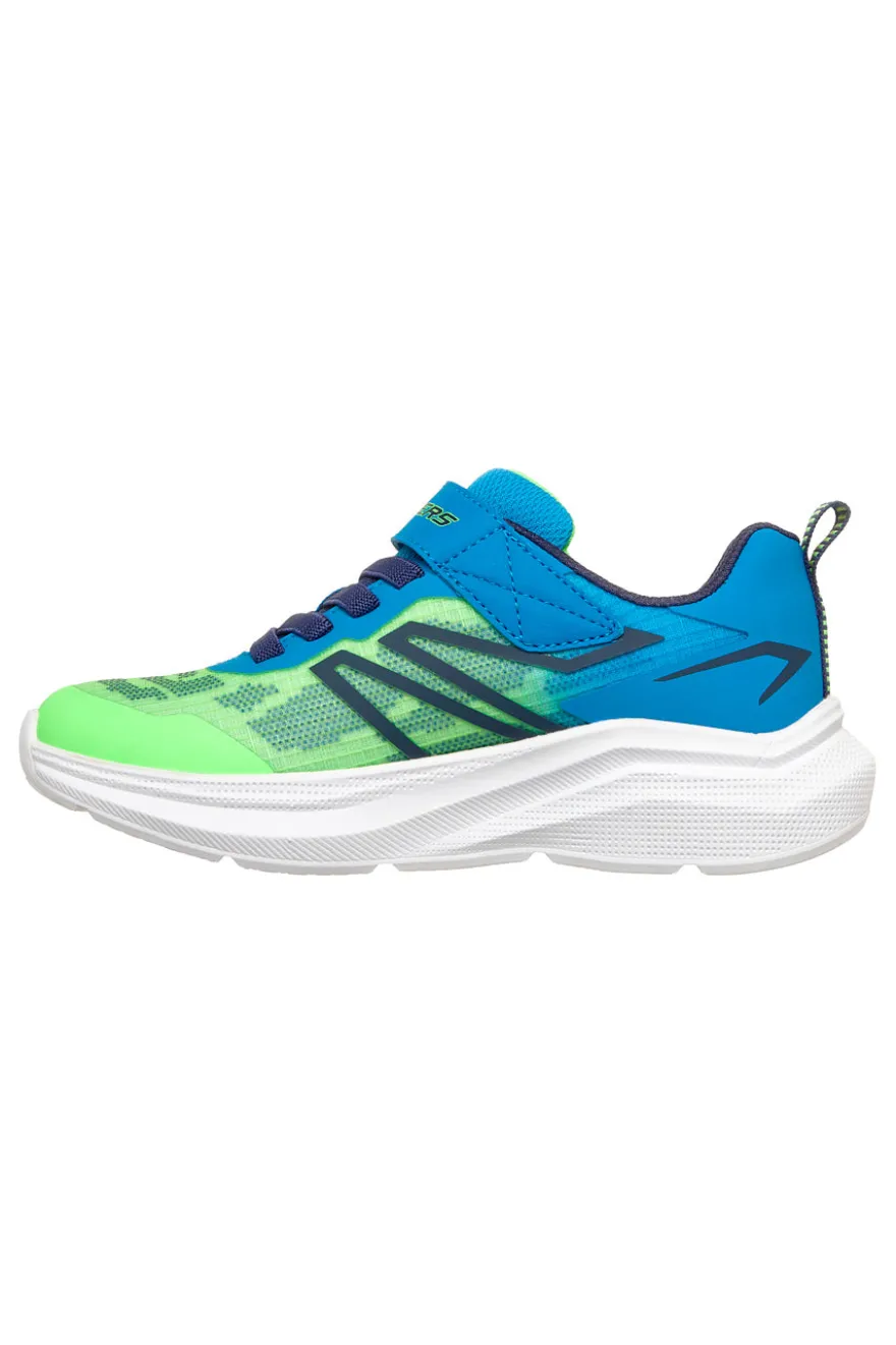 Sneakers verdi leggere con chiusura a strappo Microspec Velocity Skechers