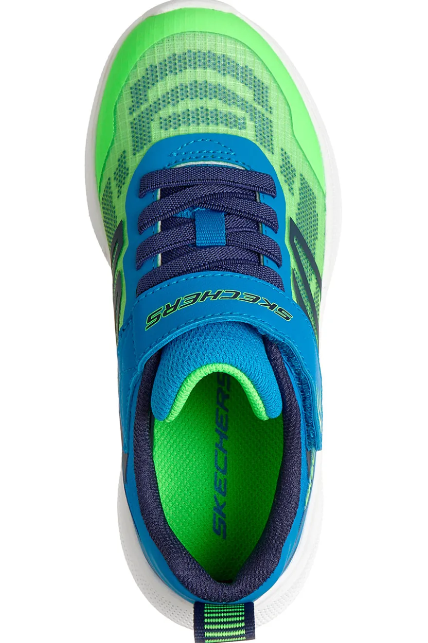 Sneakers verdi leggere con chiusura a strappo Microspec Velocity Skechers