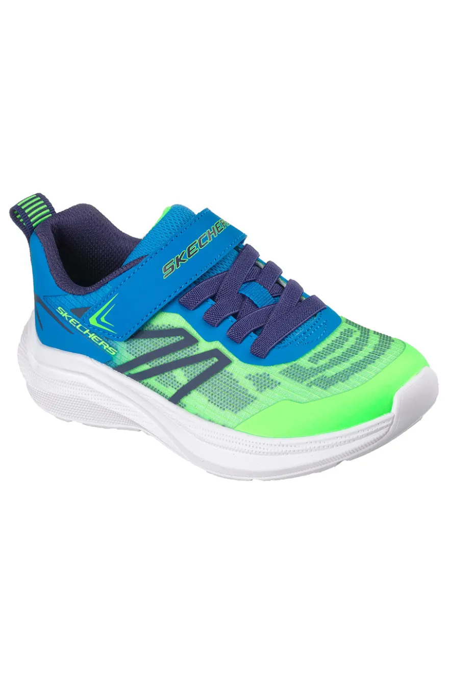 Sneakers verdi leggere con chiusura a strappo Microspec Velocity Skechers